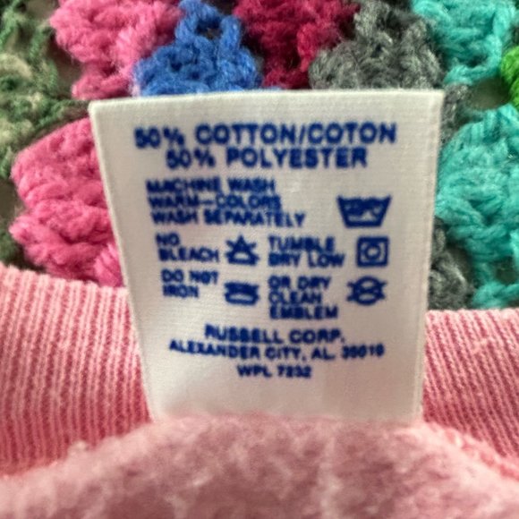 Vintage 90s Jerzees Paint Splatter Pastel Raglan Oversized Crewneck Swea… - Picture 6 of 12